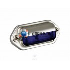 Led Instapverlichting blauw met chromen behuizing 12/24V